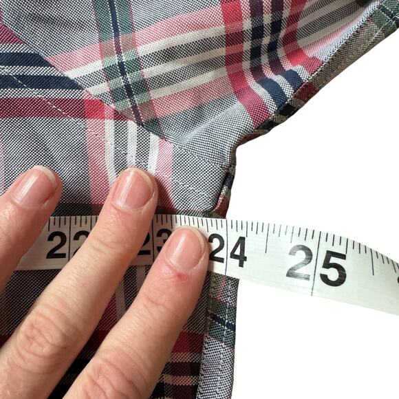 Brooks Brothers Grey & Red Plaid Button Down Shirt - Picture 8 of 10